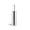 Toilet Brush Holder, Chrome, Round, Brass